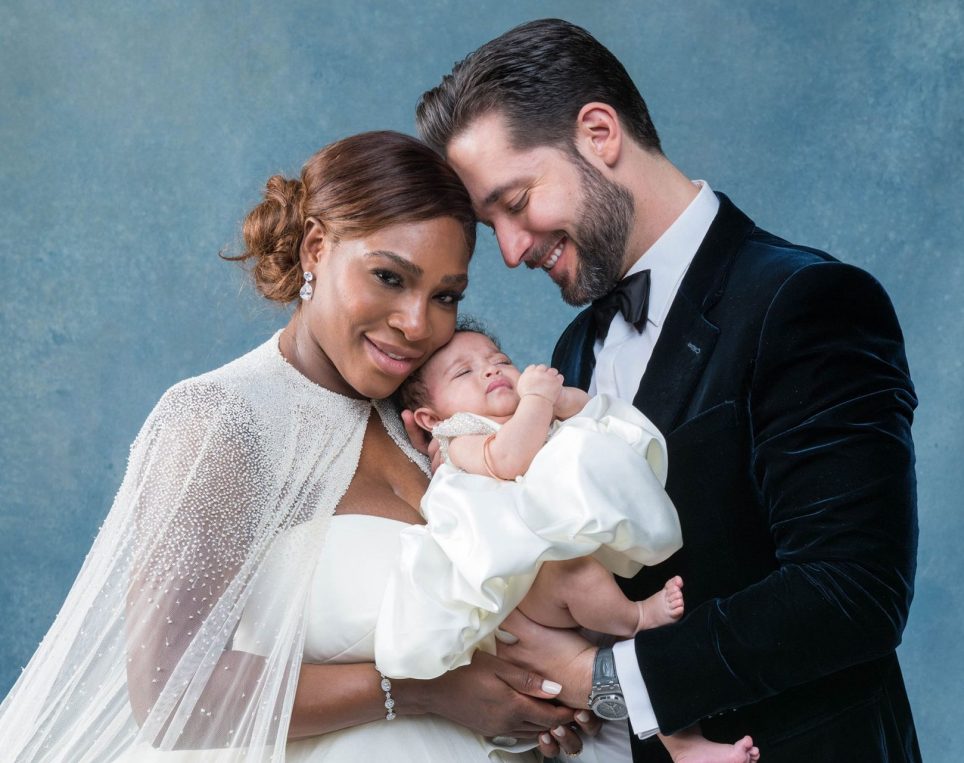 First Look At Serena Williams Gorgeous Wedding Dress And Baby Alexis 